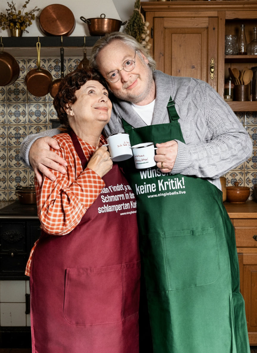 Kochschürze "Mama, ich wünsche keine Kritik!"