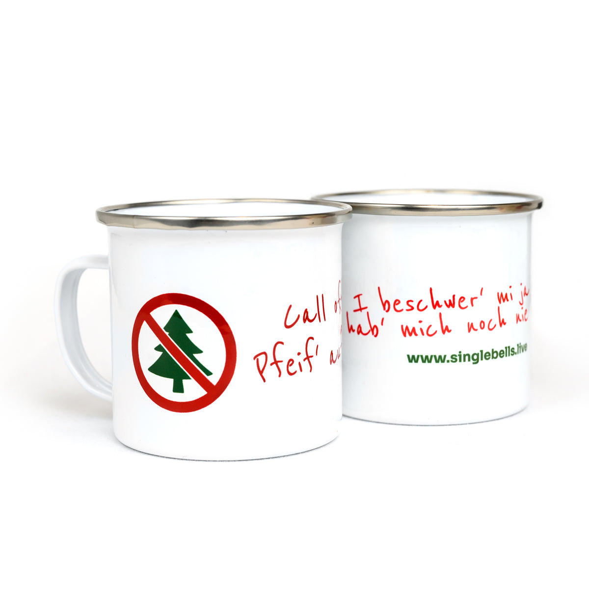 Emailletasse "Call off Christmas...."